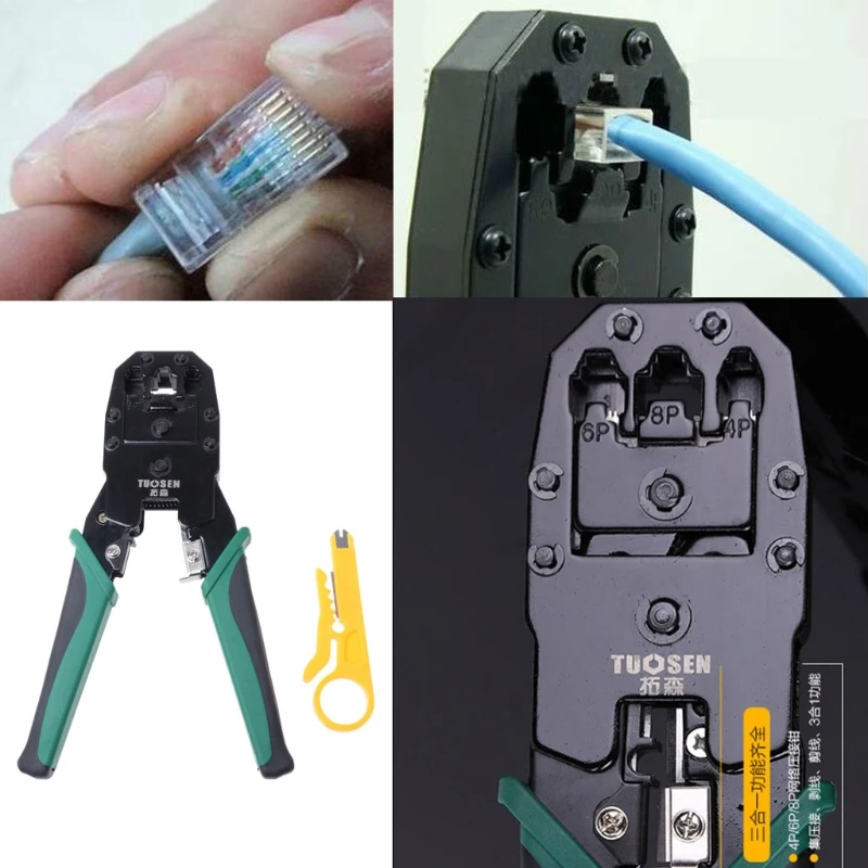 2020 Новый RJ45 RJ11 RJ12 Cat 5/5e сетевой кабель LAN обжимные плоскогубцы ручной инструмент