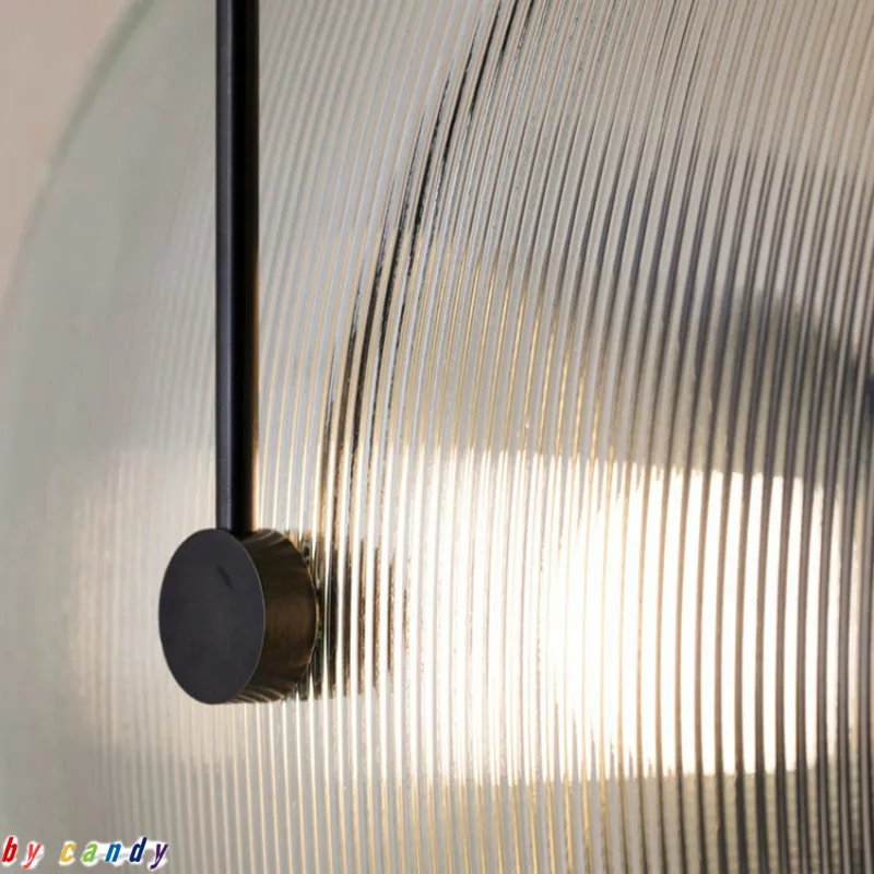 Настенные светильники с высоким коэффициентом пропускания круглые стеклянные