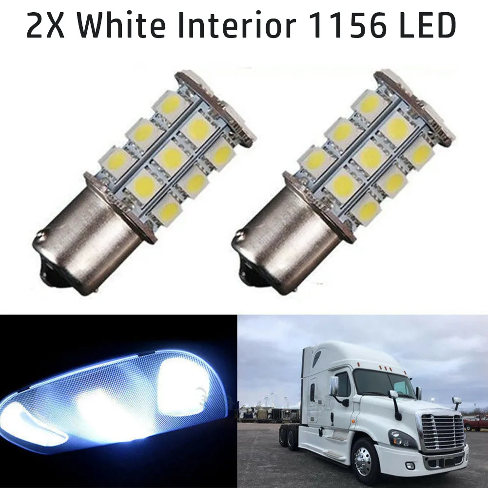 

High/Low Beam 1156 Led Bulbs Interior Light 12V Parts 27Smd RV Replaces