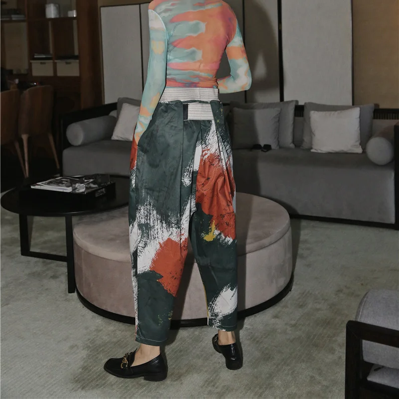 Женская футболка HARAJPOO новинка сезона весна-осень 2021 модные готические женские