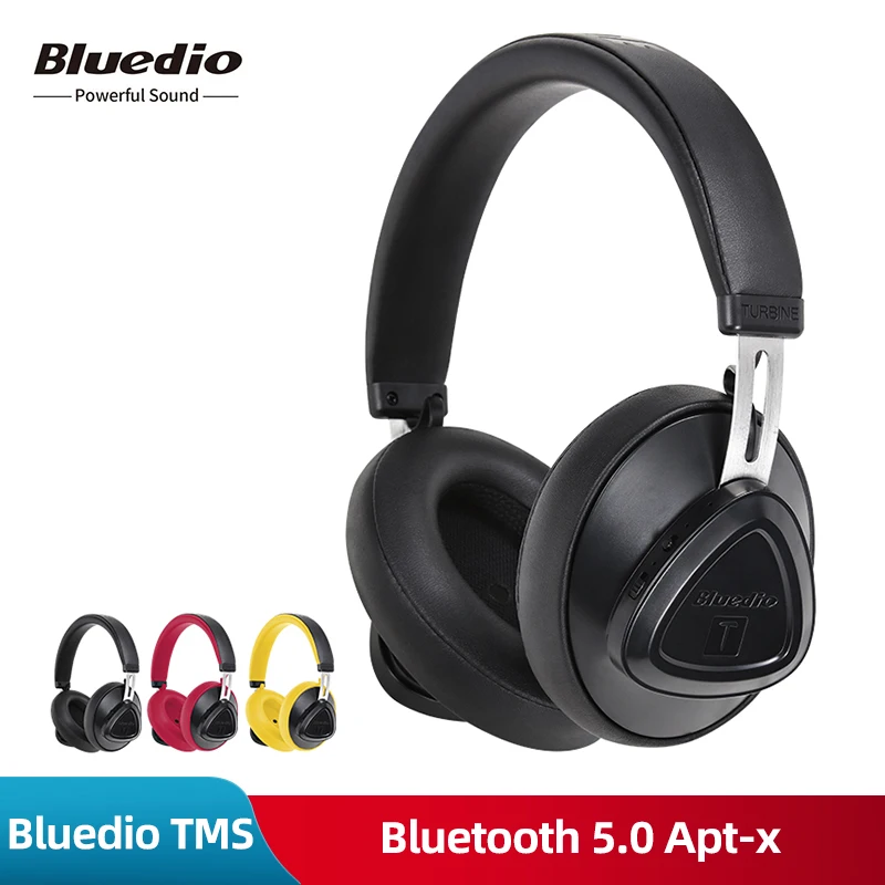 Bluedio TMS Беспроводные наушники с микрофоном монитор Студия bluetooth гарнитура Голосовое управление для музыки и телефонов