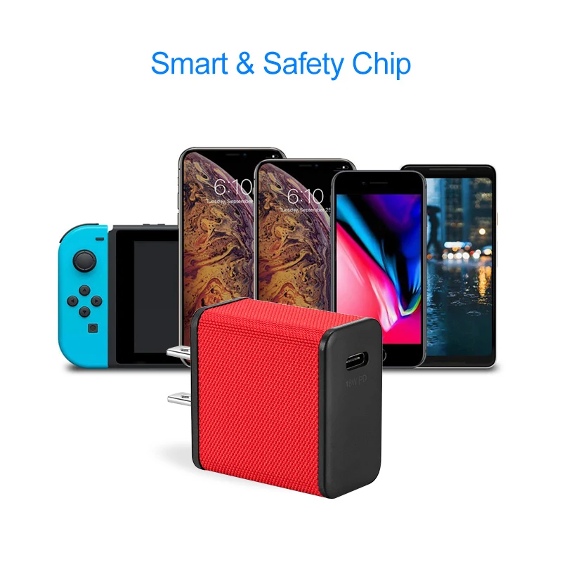 Зарядное устройство HYASIA18w с разъемом Usb Type C и поддержкой быстрой зарядки|Зарядные