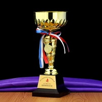 h610 metal trophy cup award contest business award customize trophy golden plating team sports competition craft souvenir