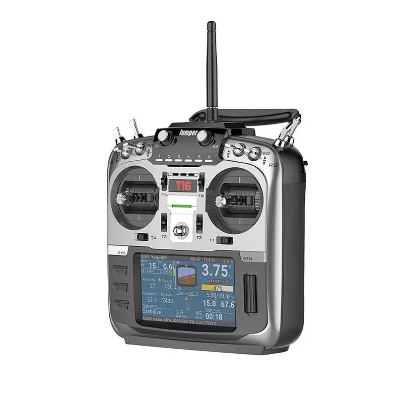 Jumper T16 2,4G 16 ch с открытым исходным кодом мультипротокол передатчик JP4-in-1 модуль 4,3 дюймов ЖК-дисплей для радиоуправляемого вертолета FPV Drone RC пульт дистанционного управления