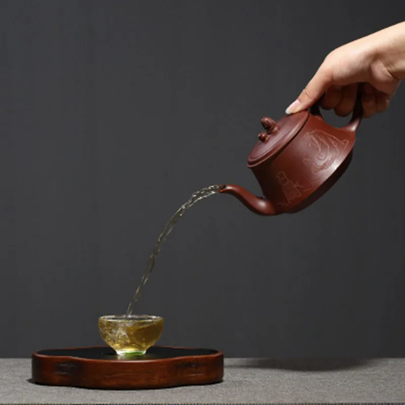 

2020 Chinese Porcelain Teapots Yixing Zisha Teapot Gongfu Tea Set 370ml New Arrived High Quality With Gift Box Safe Packaging