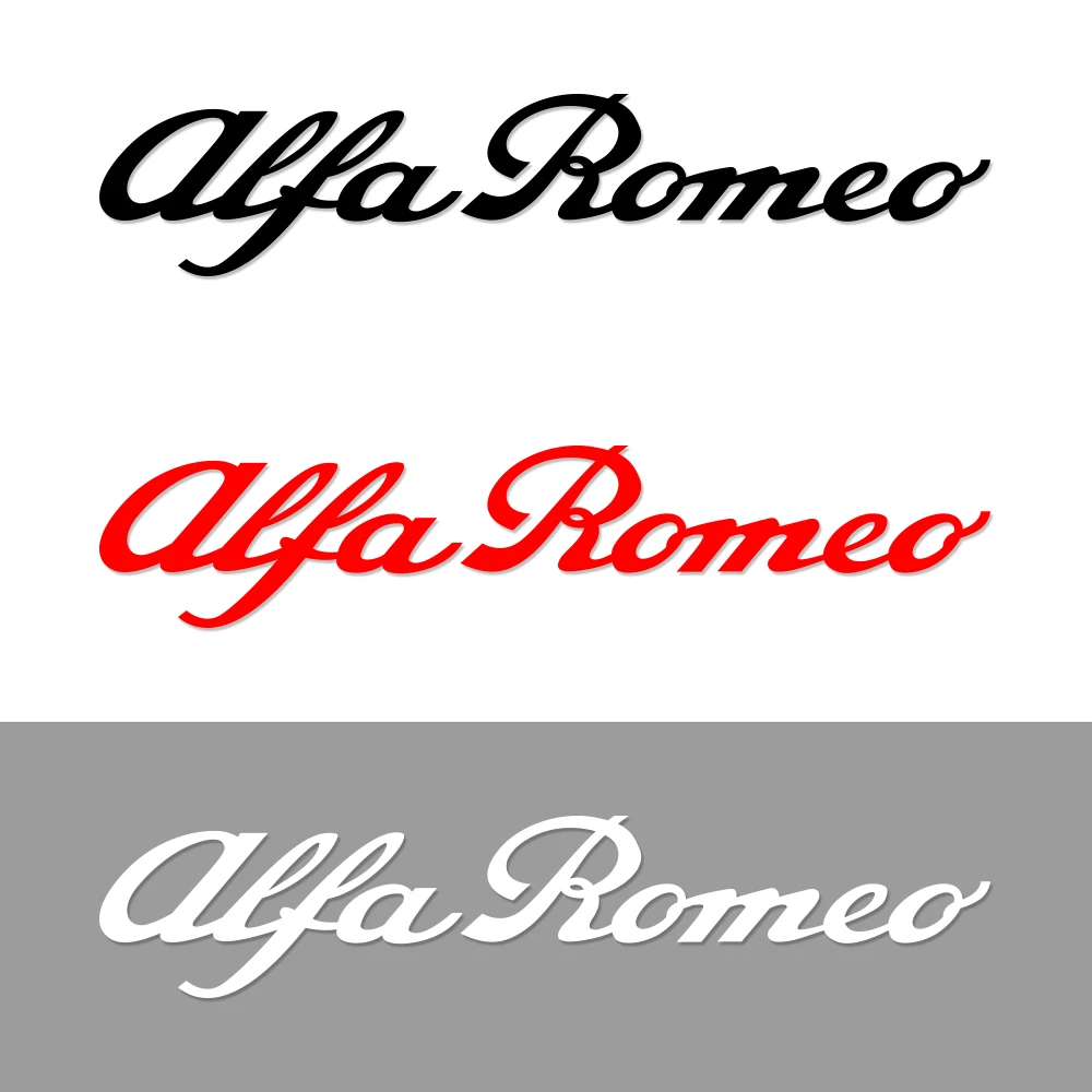 

4pcs / Set Reflective Decals for Alfa Romeo Giulia Giulietta 159 156 MITO Stelvio 147 GT Body Decorative Sticker