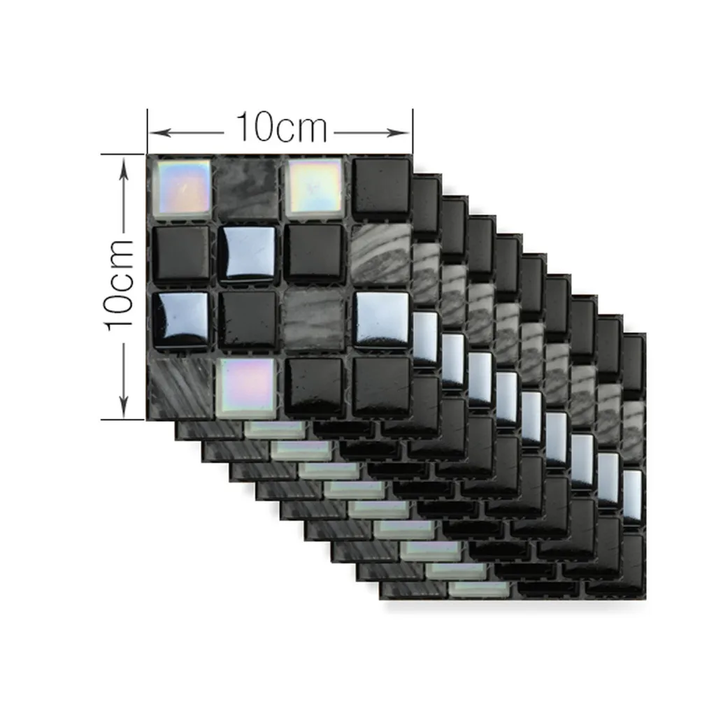 10 шт. самоклеящиеся настенные 3D Наклейки для плитки|Наклейки на стену| |