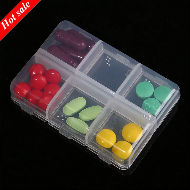 Новинка популярный 6-дневный держатель для таблеток чехол лекарств