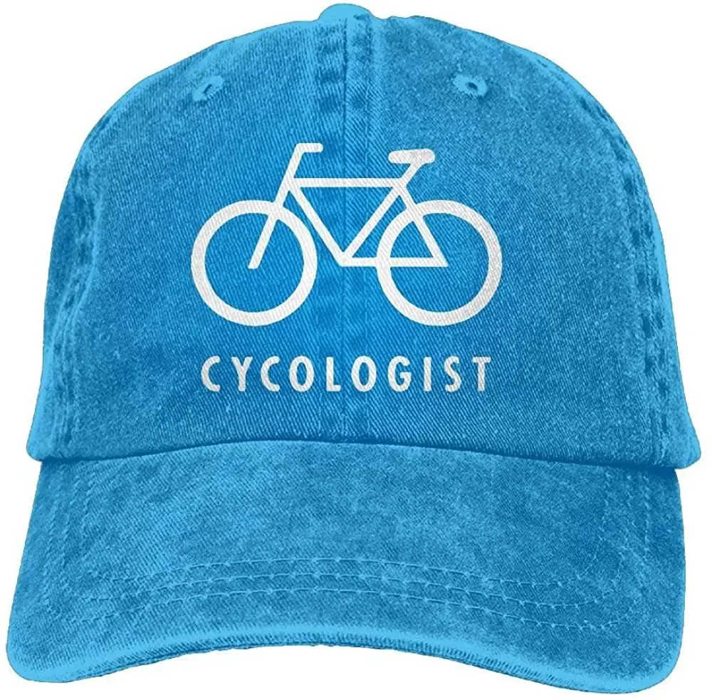 

bowlife Men Women Cycologist Bike Denim Baseball Hat Adjustable Hip Hop Caps