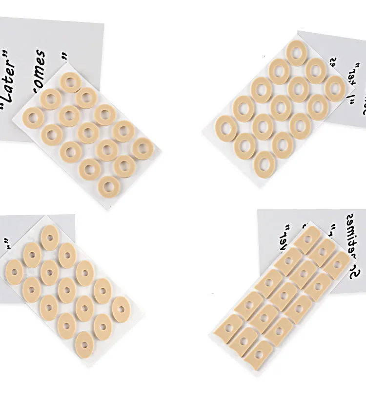 1 лист клейких подушек для мозолей пенопластовые протекторы забота о