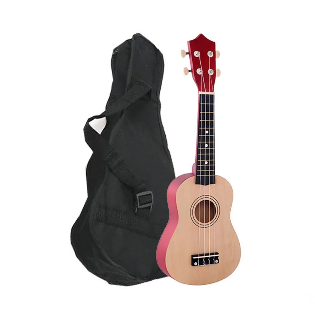 

21 Inch Beginner Ukulele With Bag Strap Pick String Tuner Complete Accessories Hawaiian Guitar For Children Adults Begin On