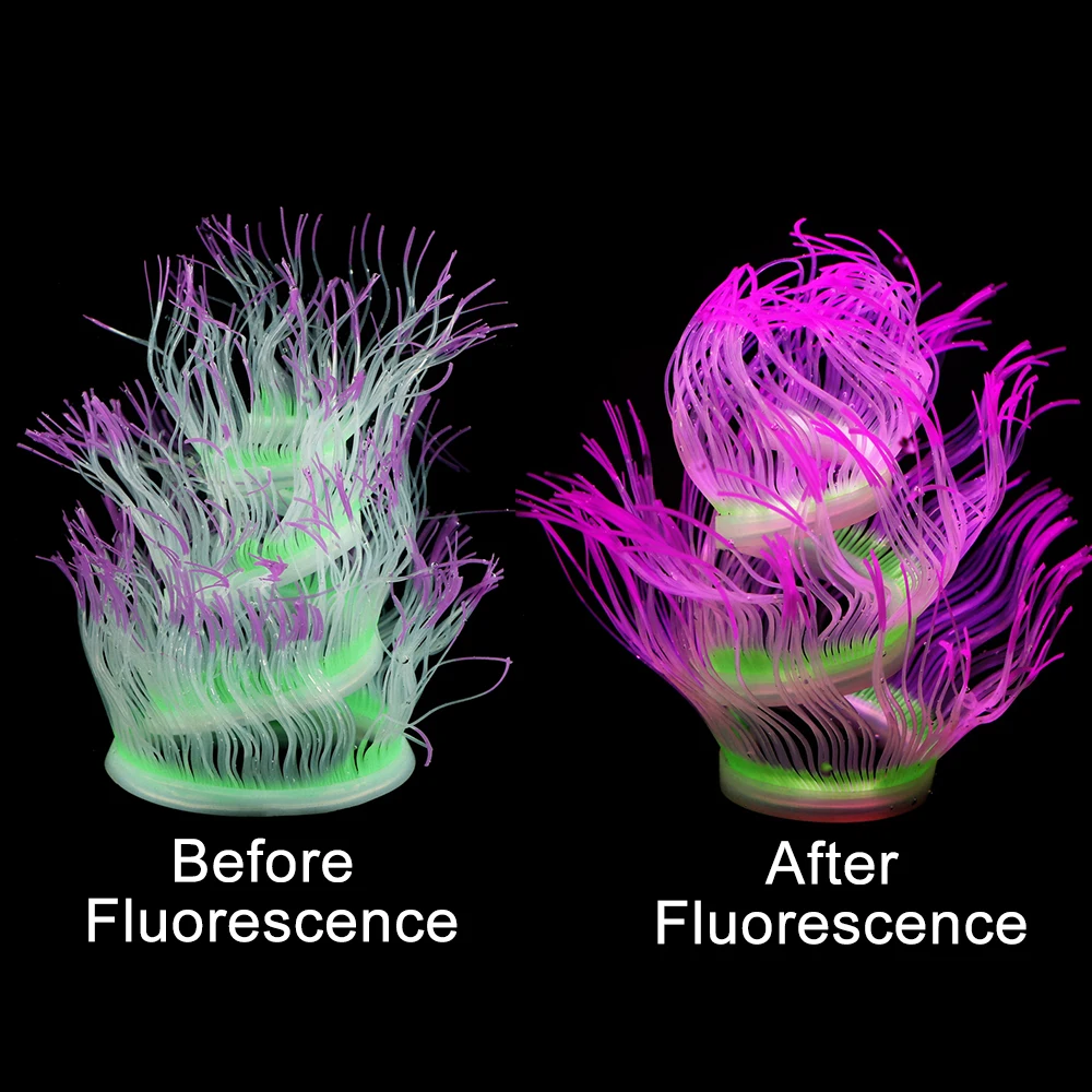 Искусственные морские анемоны аквариумные растения 100% безопасный силикон 50/75/100