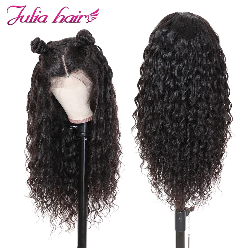 Ali Julia Hair 360 Lace Front Human Wigs Brazilian Natural Wave Remy Wig With Baby | Шиньоны и парики