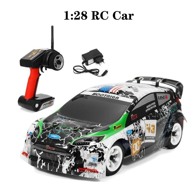 Wltoys K989 1:28 RC Car 2.4G 4WD Brushed Motor Voiture Telecommande 30KM/H High Speed RTR RC Drift Car Alloy Remote Control Car