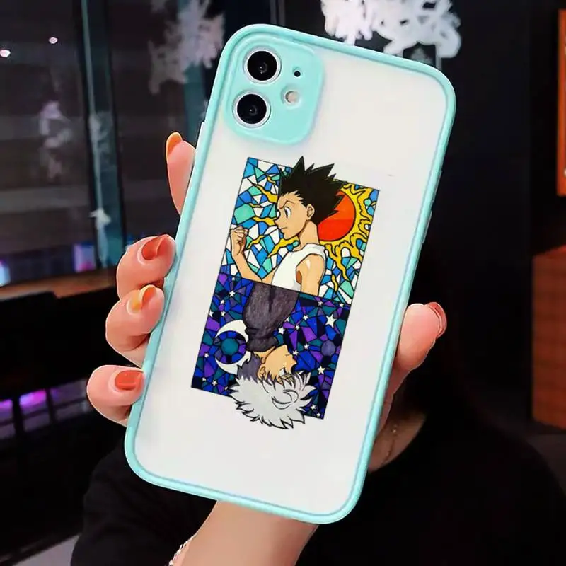

Hunter X Hunter Killua Zoldyck anime Phone Cases matte transparent For iphone 7 8 11 12 plus mini x xs xr pro max cover