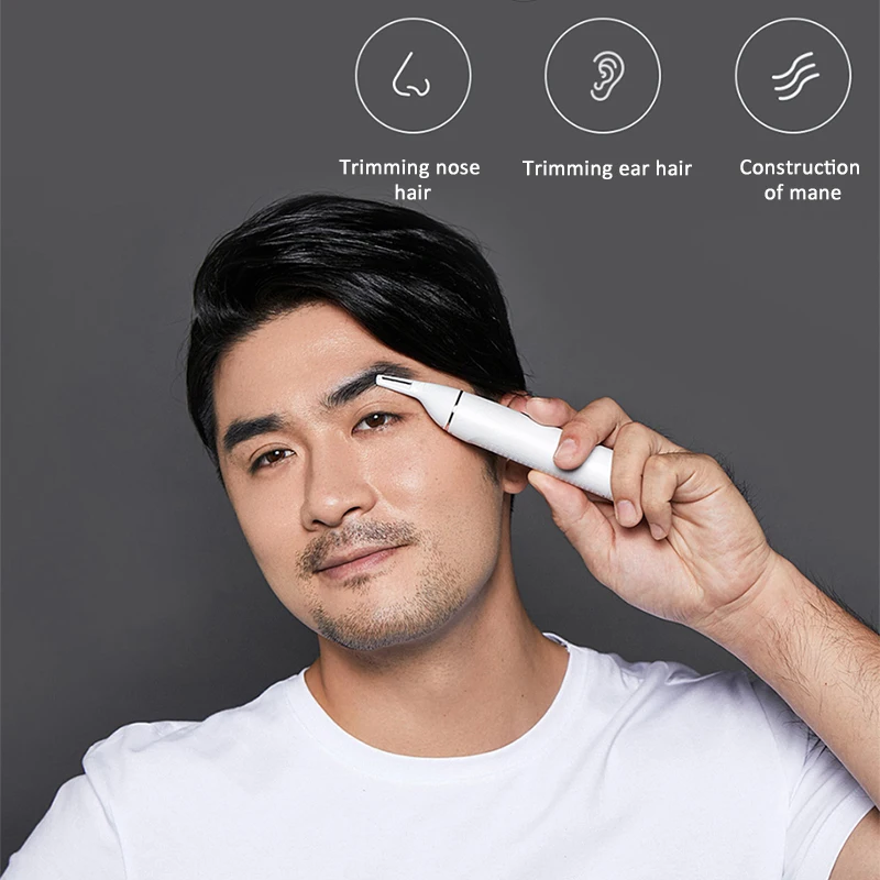 SOOCAS N1 Nose Hair Trimmer Electric Eyebrow Ear Shaver for Xiaomi Razor men Portable Clipper Removal Safe blade washable | Бытовая