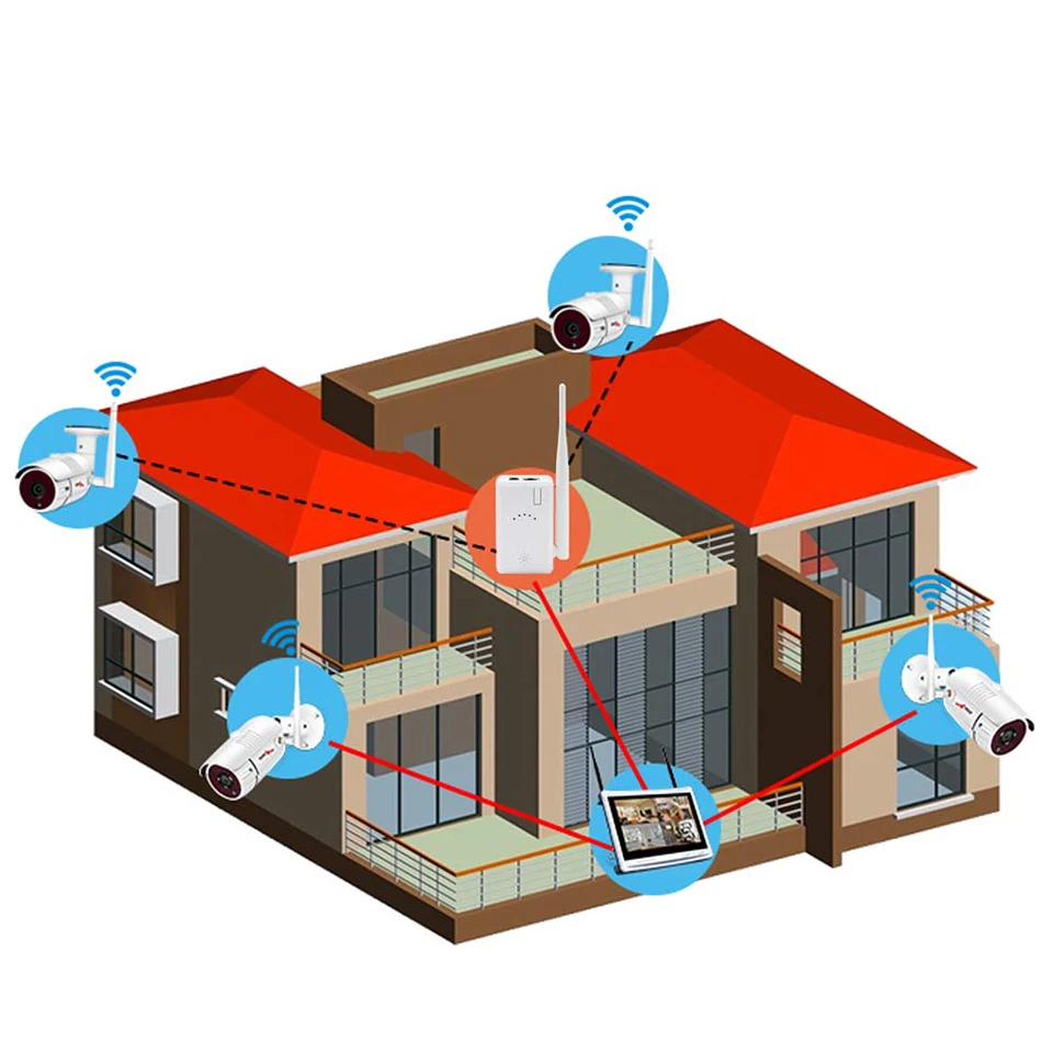 Маршрутизатор ANRAN ретранслятор расширенный Wi-Fi диапазон для домашней