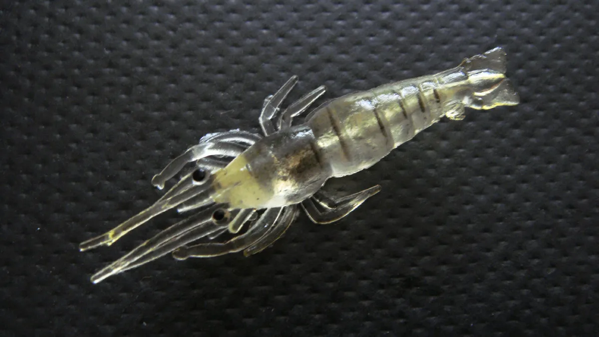 Fishy Smell Silicone Bait Shrimp Fishing Lures40mm/1.2g Rubber Lure Wobbers For Trolling Worm Jigging Sea Fishing Bait For Lake