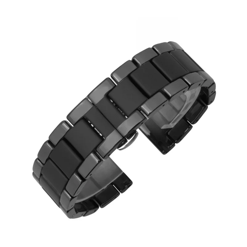18/20/22mm Matte Ceramic Strap for Samsung Galaxy Watch 4 Classic 42/46mm Active 2 Gear S3 Bracelet Band for Huawei GT 2/2e/Pro