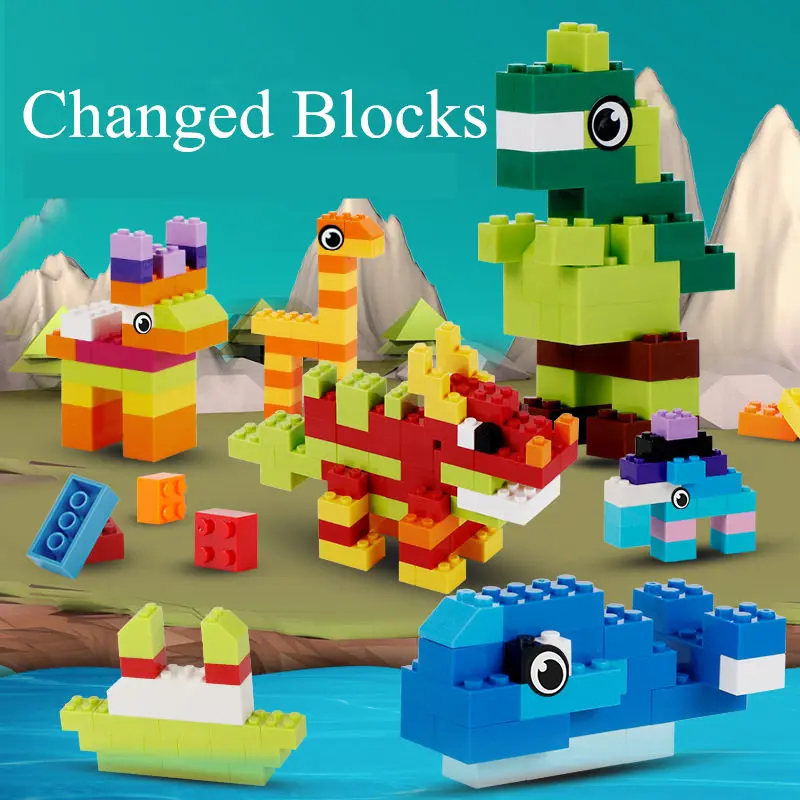 Горячая Распродажа 1000 шт. DIY строительные блоки с комплектом аксессуаров