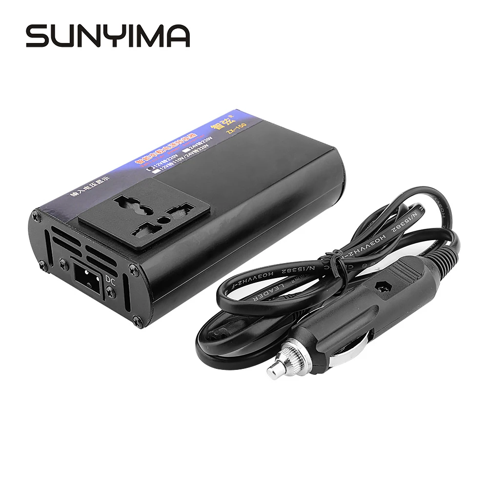 SUNYIMA 70 Вт Чистая синусоида Инвертор DC12V 24V к DC220V 110V 50Hz 60Hz усилитель конвертера