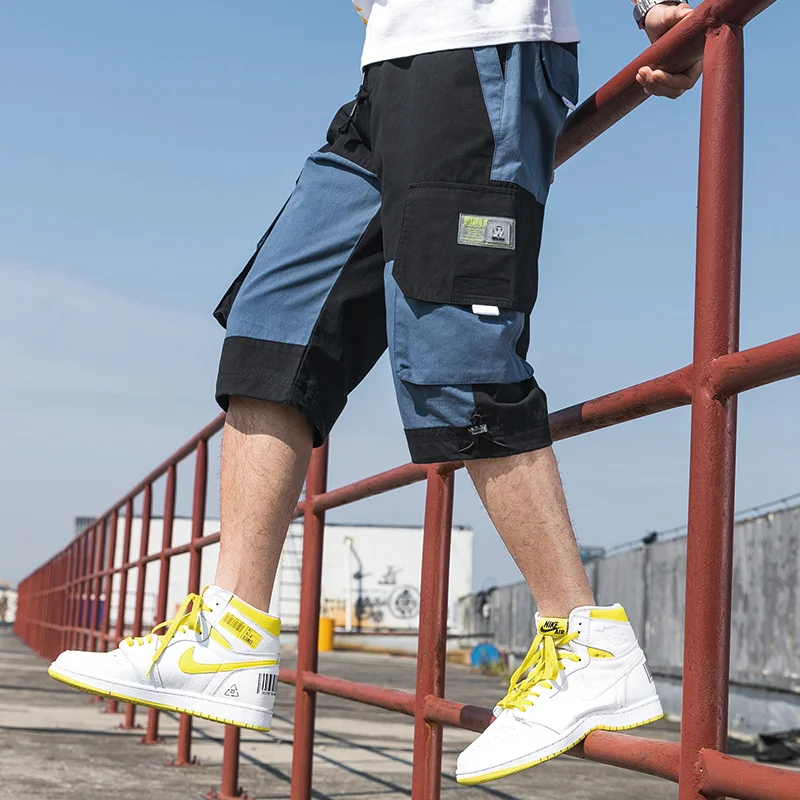 

2021 Summer Men's Shorts Korean Fashion StreetwearShorts Men Casual Men Clothing Elastic Waist Sweat Shorts