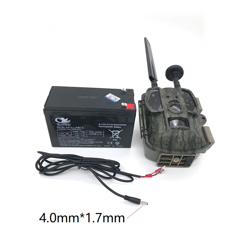 Силовой кабель 2 м/5 5 фута для охотничьей камеры Ltl Acorn Boly Guard Willfine Spypoint формовки 1*4 0
