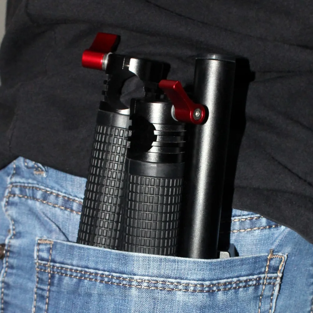 Двойной Ручной Стабилизатор рукоятки для DJI Ronin S для zhi yun Crane2 Pro Gimbal SLR держатель камеры с зажимами-бабочками адаптер