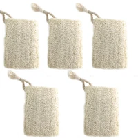 hot household merchandises natural loofah bath body remove dead skin made pack of organic shower sponge scrubber pad
