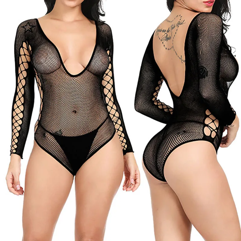 Женские слитные костюмы купальник сексуальное нижнее белье Прозрачное Бикини с