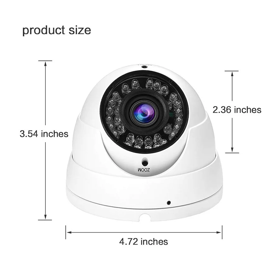 SONY IMX323 варифокальный объектив 1080P Гибридный AHD CVI TVI CVBS 4 в 1 меню OSD Бесплатный