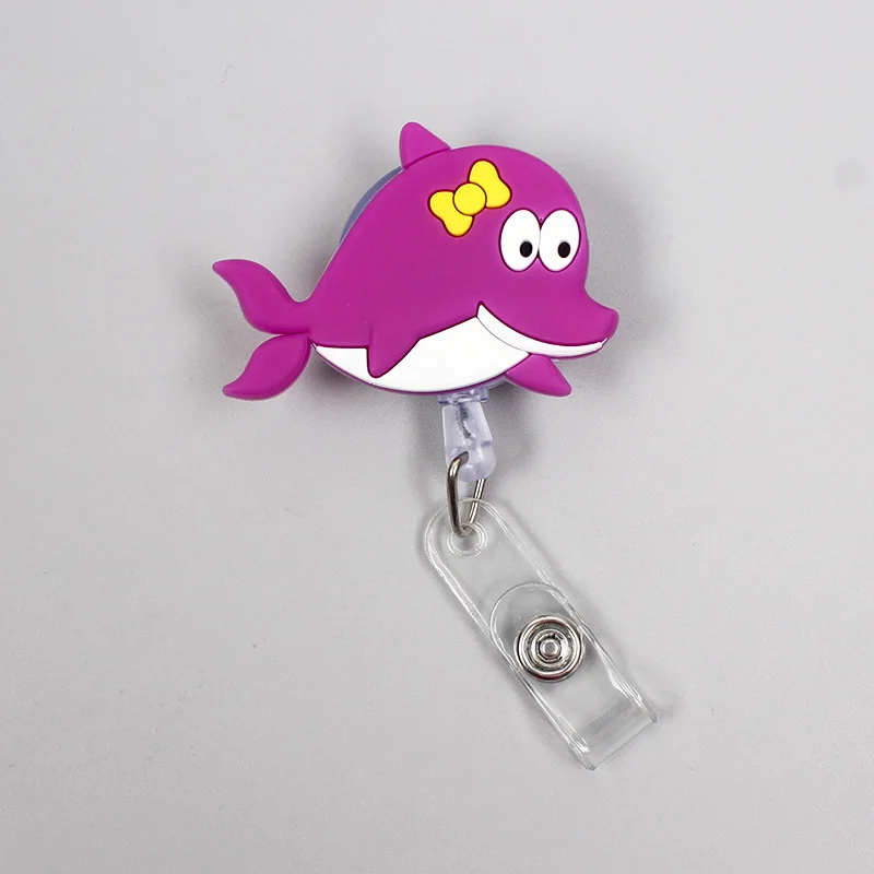 Creative Ocean Fish Retractable Boy Starfish Turtle Card Holder Badge Reel Nurse Exhibition Enfermera Girl Name Chest | Канцтовары для