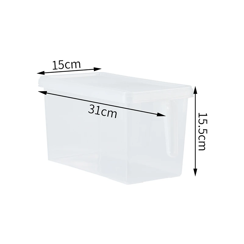 ORZ пластиковый кухонный ящик для хранения ручка органайзер холодильника