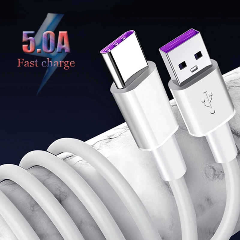 5А Micro USB Type C кабель LED Android мобильный телефон зарядное устройство Быстрая зарядка USB кабель для передачи данных Зарядка для Xiaomi Samsung Huawei