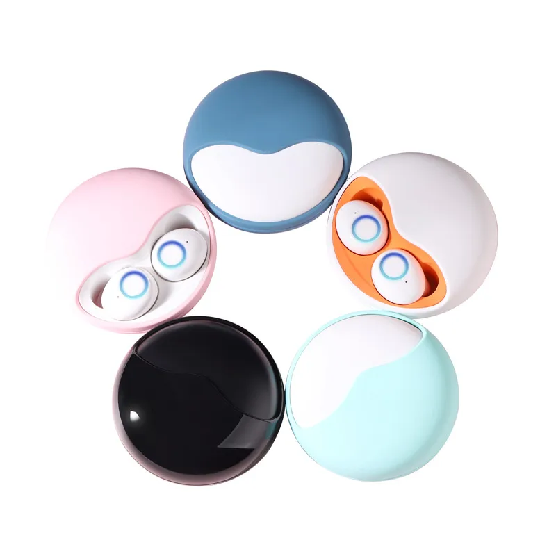 Newest MINI TWS Wireless Headset V5.0 Waterproof IPX5 Earphones Stereo Earbuds 500Mah Charging Case with Mic for I Phon | Электроника