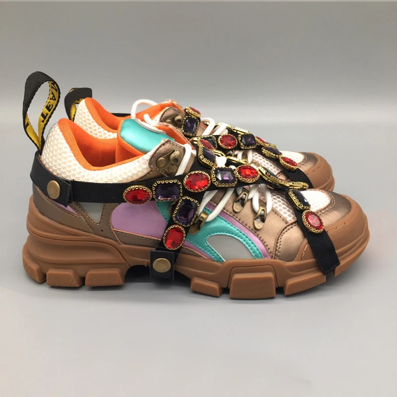 Женские кожаные кроссовки Брендовая обувь белого цвета для весны и лета | Обувь