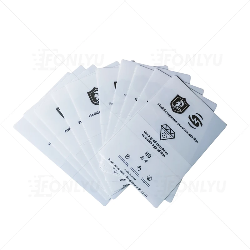 fonlyu flexible hydrogel film compatible for screen protector film cutting machine phone cutting front film 50pcslot free global shipping