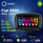 Автомагнитола для Fiat 500X 1280-720, 10,0x2014, Android 2020, K3, K6 Plus, 4G LTE, GPS-проигрыватель, 8 ядер, 6G, 128G