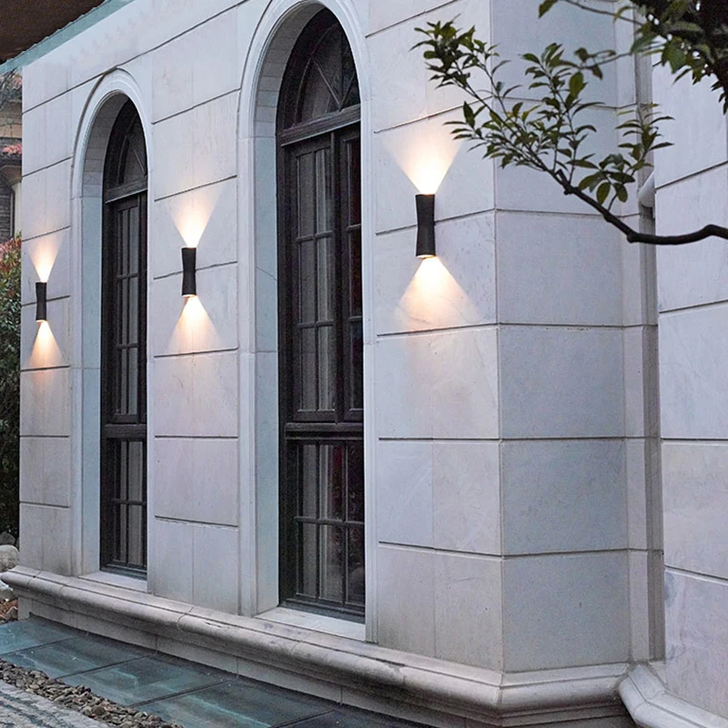 Современный светодиодный настенный светильник уличная водонепроницаемая лампа