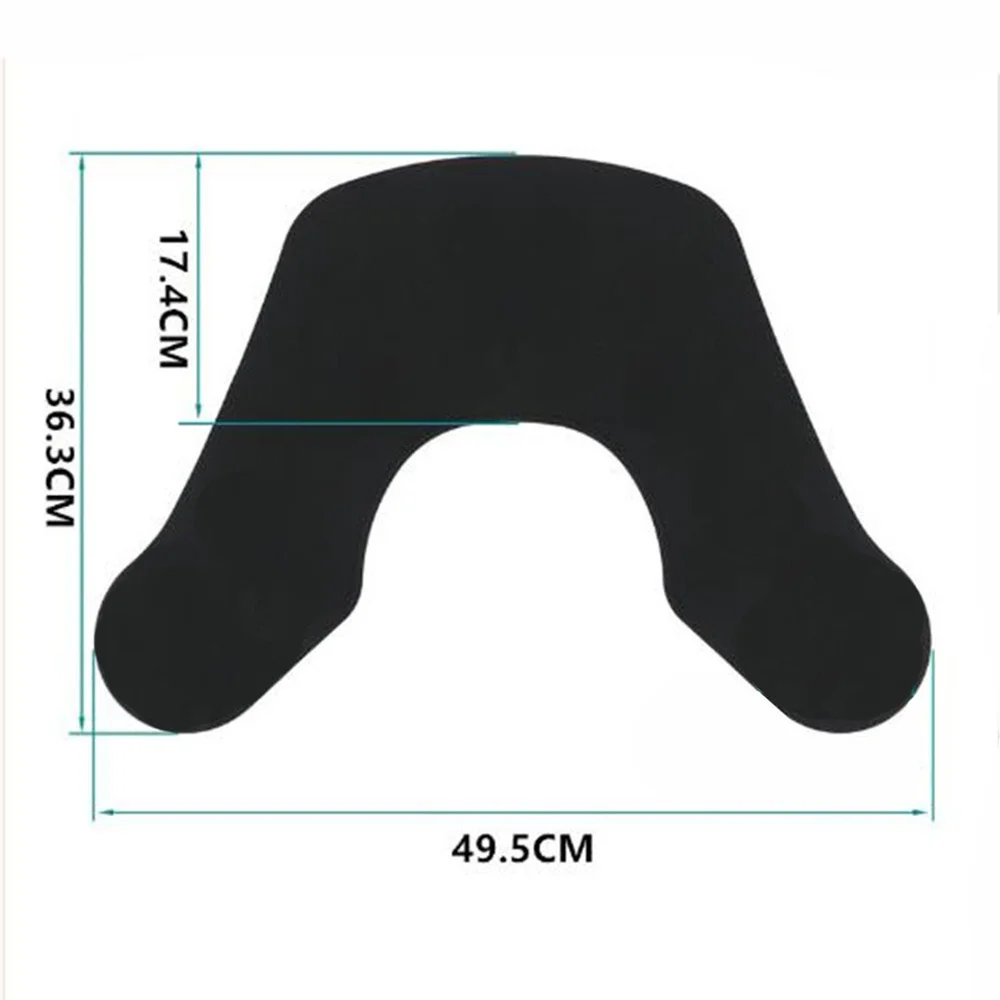 

1pc Cutting Collar Neck Cape Hair Cutting Pad Hair Dyeing Shawl for Home