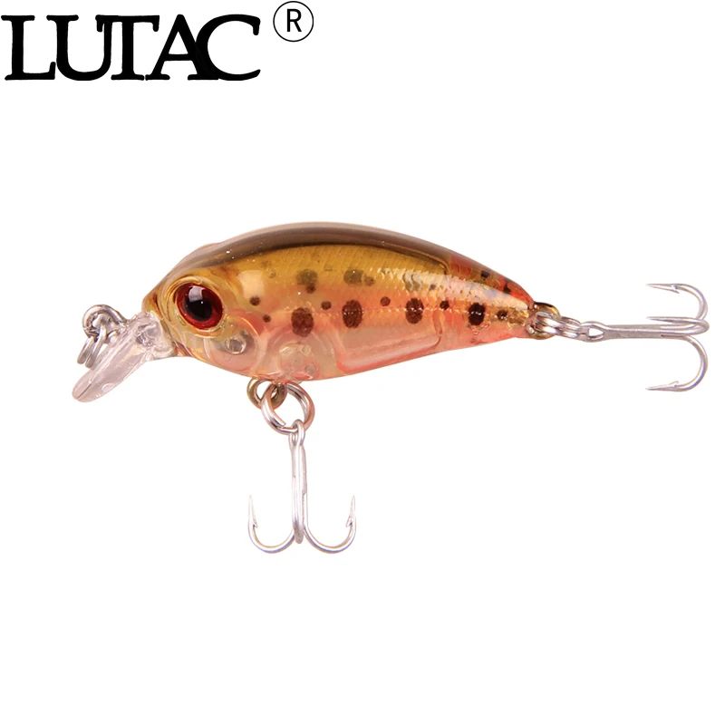 LUTAC 35 мм 2 5 г рыболовная приманка качественная блесна пластиковая жесткая наживка