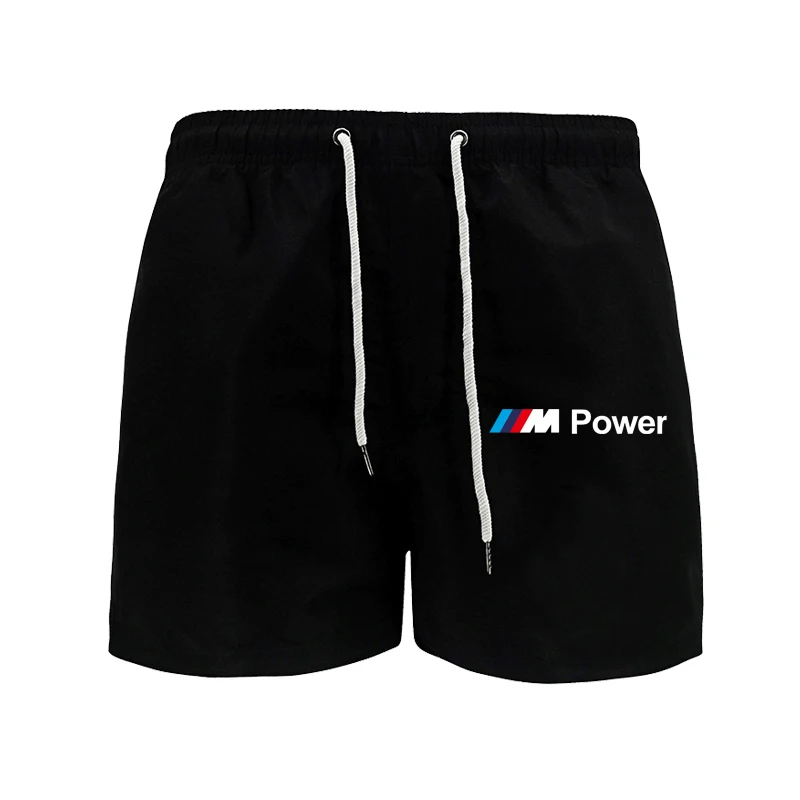 2021 New Men's Shorts BMW 5 Series Car Printing Waterproof Quick-drying Beach Pants Jogging Vacation Leisure Sports Pants