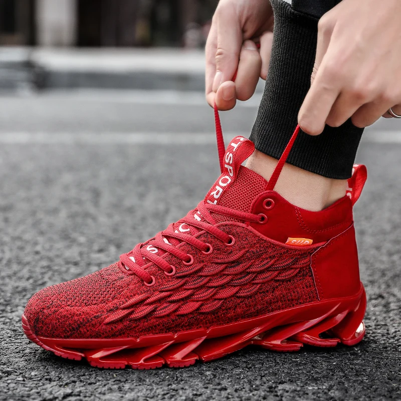 

Fashion Running Shoes for Men Damping Men's Sneakers Comfortable Sports Man Jogging Footwear Outdoor Walking Fitness Trainers