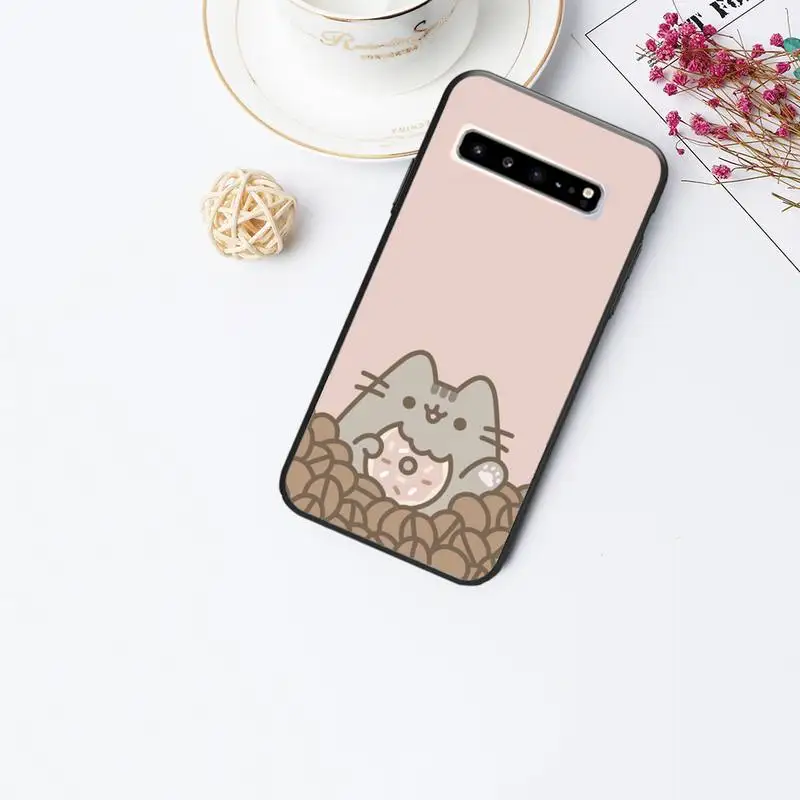 

Pusheen Cute Cartoon Cat Phone Case case coque samsung galaxy S7 S8 S9 S10e S20 PLUS Note 10 Pro PLUS LITE NOTE 20 UITRA