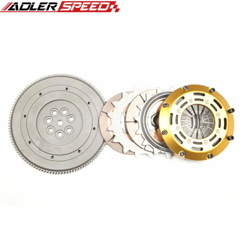 Комплект двухдисков сцепления ADLERSPEED Racing для 96-06 Mitsubishi Lancer Evo 4 5 6 7 8 9 4G63