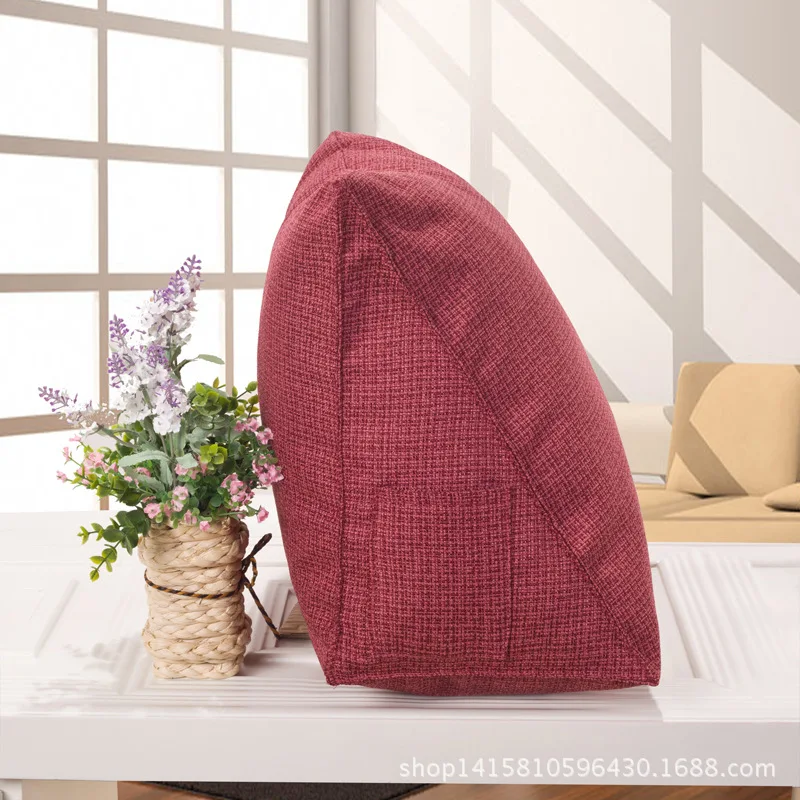 Треугольная подушка для поясницы подушки отдыха просмотра телевизора 50C075 | Дом и