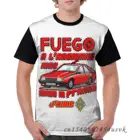 Забавная семейная Одинаковая одежда 1980 Fuego Renault, Мужская футболка, женская футболка со сплошным принтом, детские топы с коротким рукавом, футболка