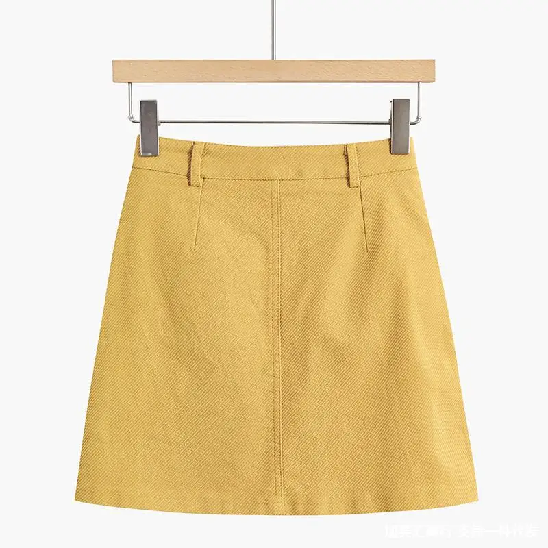 Женское джинсовое платье с завышенной талией однотонное короткое черное в стиле