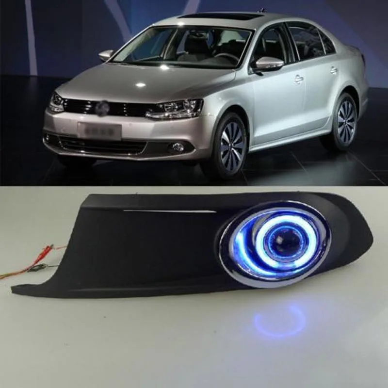 

LED COB ангельские глазки кольца фронтальный проектор линзы Противотуманные фары Монтажная светодиодный ная лампа бампер запасная крышка под...