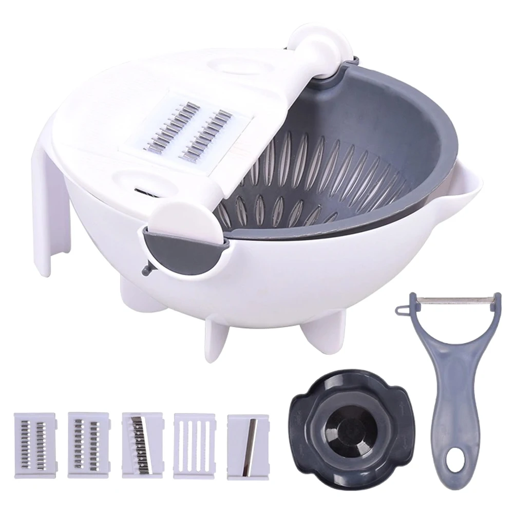 

Multi-Function Vegetable Chopper Potato Shredder Slicer Carrot Grater Kitchen Convenience Vegetable Cutter With Drain Basket